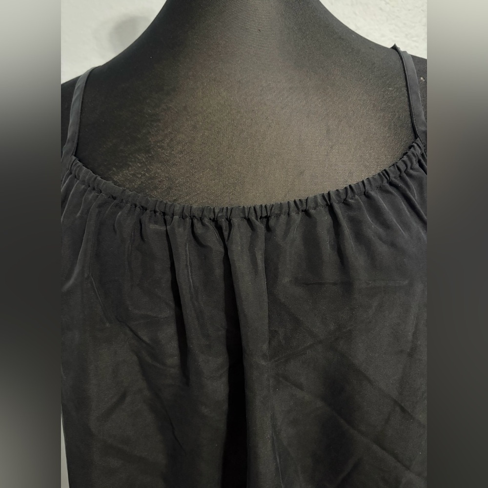 Eileen Fisher Black Maxi Slip Dress - Picture 2 of 6